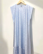 Load image into Gallery viewer, Light Blue Curved Seam Dress