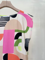 Load image into Gallery viewer, Color Block Rayon Dress