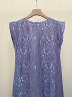 Load image into Gallery viewer, Purple Floral Lace Dress