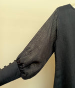 Load image into Gallery viewer, Black Chiffon Dress