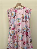 Load image into Gallery viewer, Light Pink floral jacquard dress