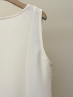 Load image into Gallery viewer, White double crepe Dress