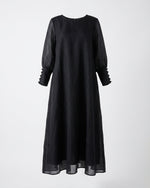 Load image into Gallery viewer, Black Chiffon Dress