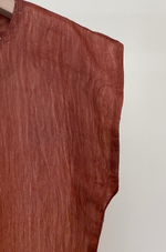 Load image into Gallery viewer, Brown and beige Double Chiffon Dress / without lining