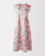 Load image into Gallery viewer, Light Pink floral jacquard dress