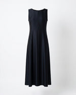 Load image into Gallery viewer, Shiny Black Crepe Dress