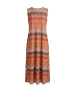 Load image into Gallery viewer, Brown Zigzag Dress