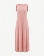 Load image into Gallery viewer, Pink Shimmer Stripes Dress