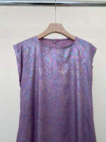Load image into Gallery viewer, Purple swirl dress
