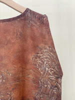 Load image into Gallery viewer, Bronze Bloom Linen Viscose Dress
