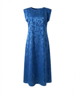 Load image into Gallery viewer, Blue Viscose Dress
