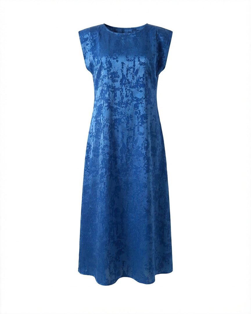 Blue Viscose Dress