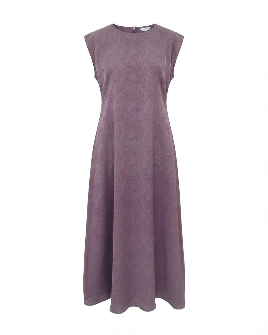 Light Brown Jacquard Dress