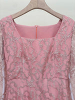 Load image into Gallery viewer, Peach Pink Lace Dress
