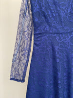 Load image into Gallery viewer, Navy Blue Lace Dress
