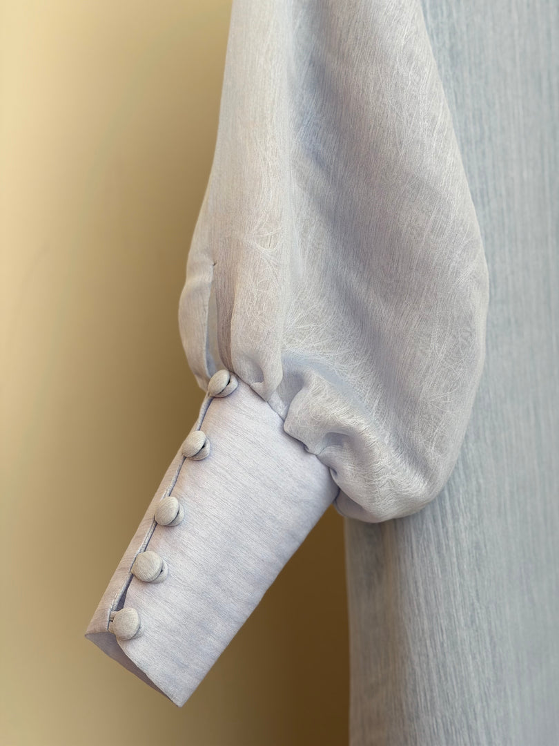 Light Blue Chiffon Dress