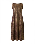 Load image into Gallery viewer, Burgundy Shimmer Crepe Dress