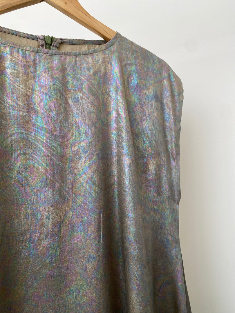 Moss Green swirl dress
