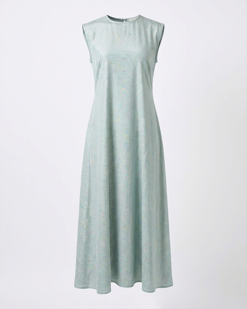 Turquoise swirl dress