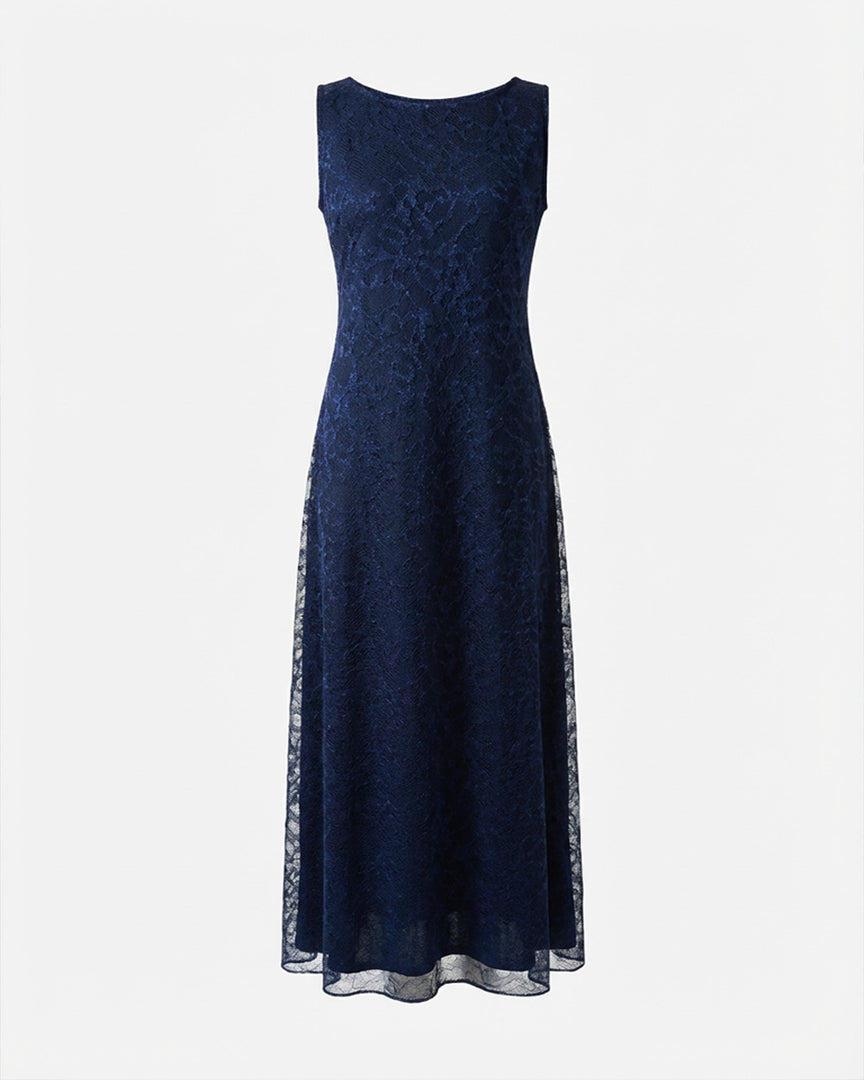 Navy blue lace dress