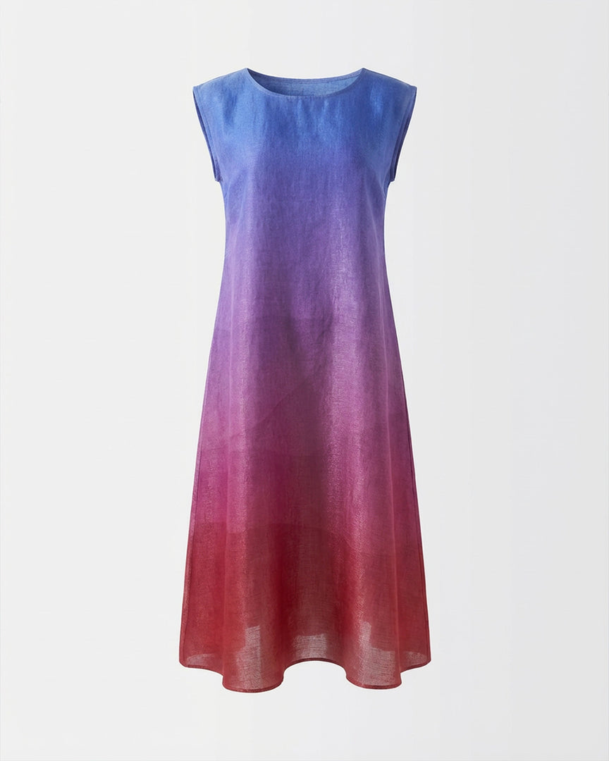 Mauve Fade Rayon Dress
