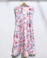 Load image into Gallery viewer, Light Pink floral jacquard dress
