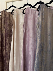 Beige shimmer Crepe Dress