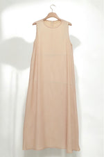 Load image into Gallery viewer, Beige Crepe Dress
