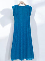 Load image into Gallery viewer, Turquoise Organza Dress for Women

