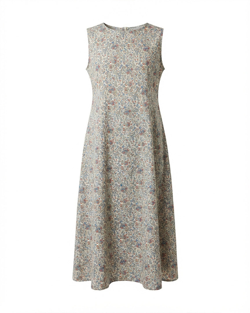 White Floral Dress
