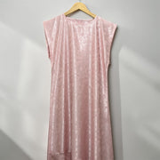 Pink Curved Seam Dress