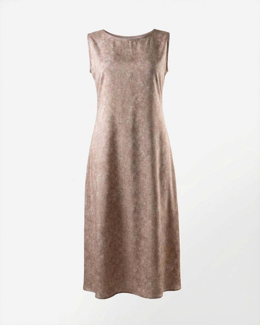 Brown silky chiffon