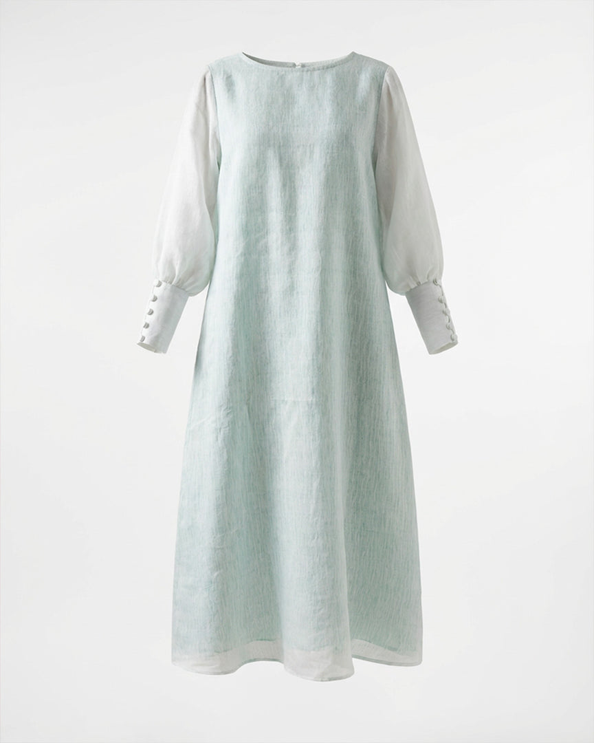 Pastel Green Chiffon Dress