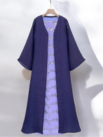 Load image into Gallery viewer, Purple Organza and Sequins Two-piece Dress with shailah
