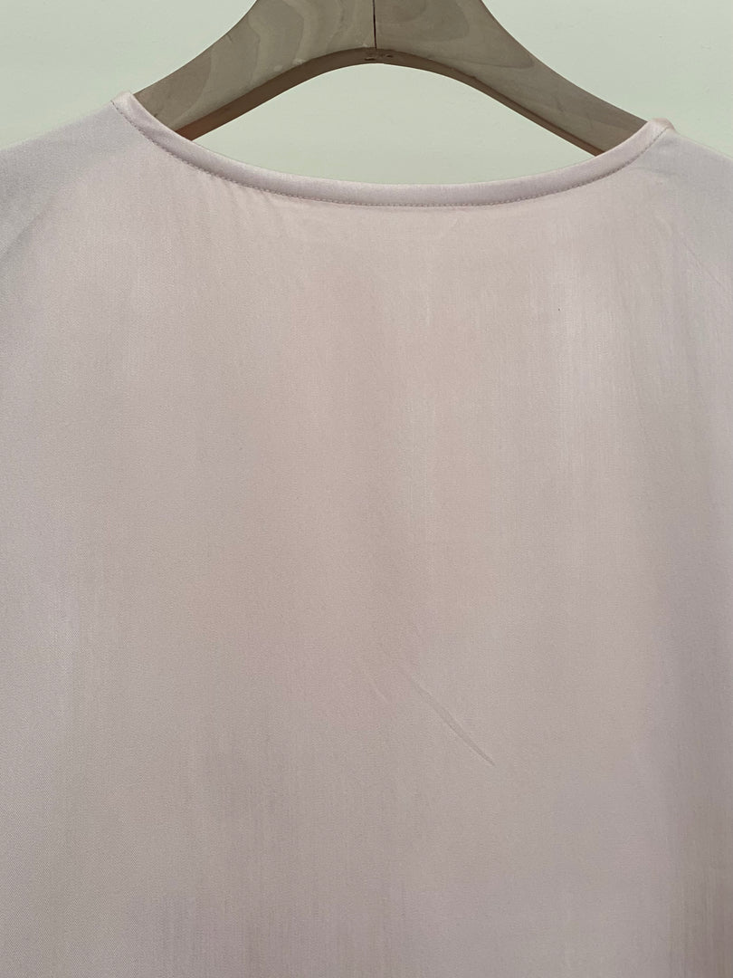 Light Pink Long Rayon Dress