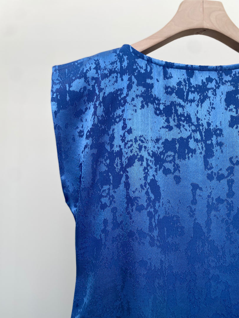 Blue Viscose Dress