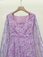 Load image into Gallery viewer, Light Purple Lace Dress
