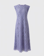 Load image into Gallery viewer, Purple Floral Lace Dress
