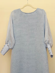 Light Blue Chiffon Dress