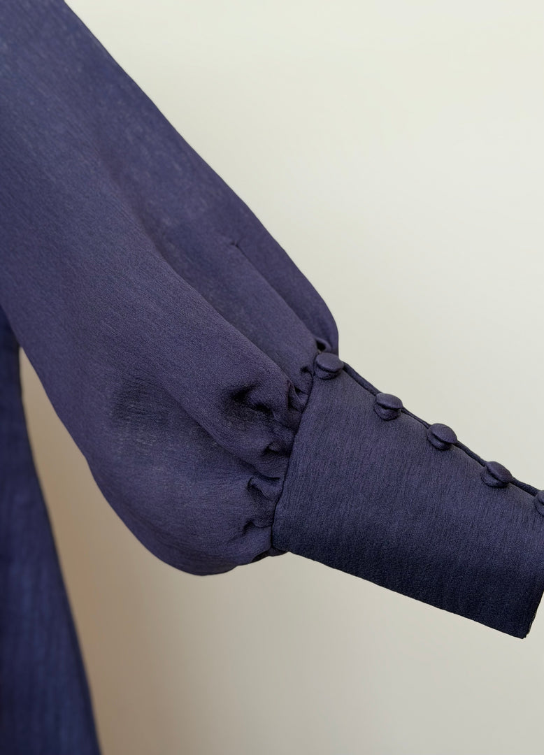 Purple Chiffon Dress