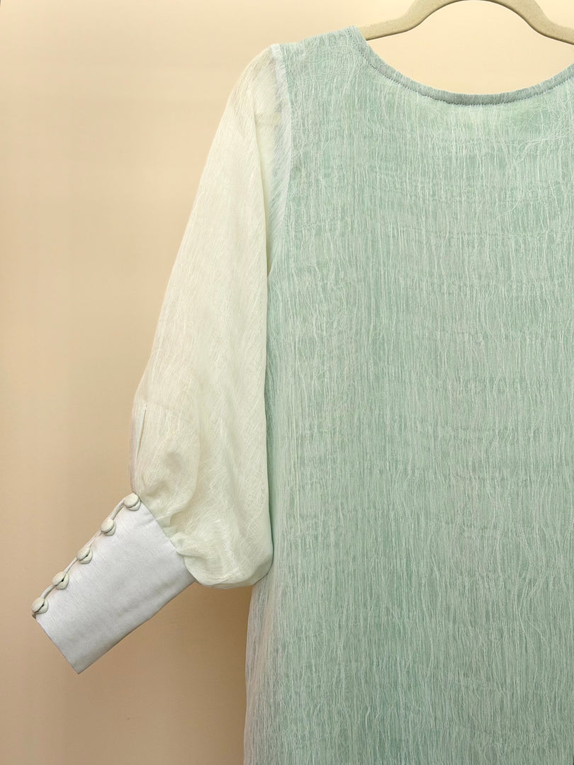 Pastel Green Chiffon Dress
