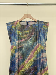 Multicolor Jacquard dress