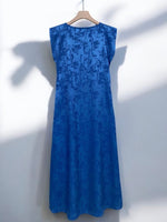 Load image into Gallery viewer, Blue Viscose Dress
