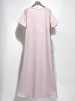 Load image into Gallery viewer, Light Pink Long Rayon Dress
