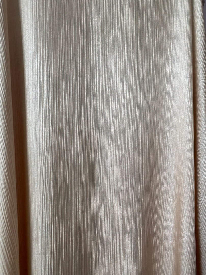Beige Crepe Dress