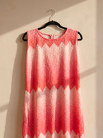 Load image into Gallery viewer, Pink Zigzag Dress