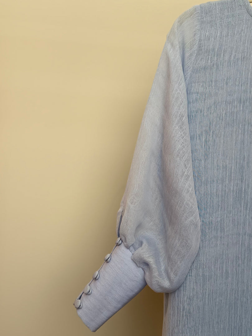 Light Blue Chiffon Dress