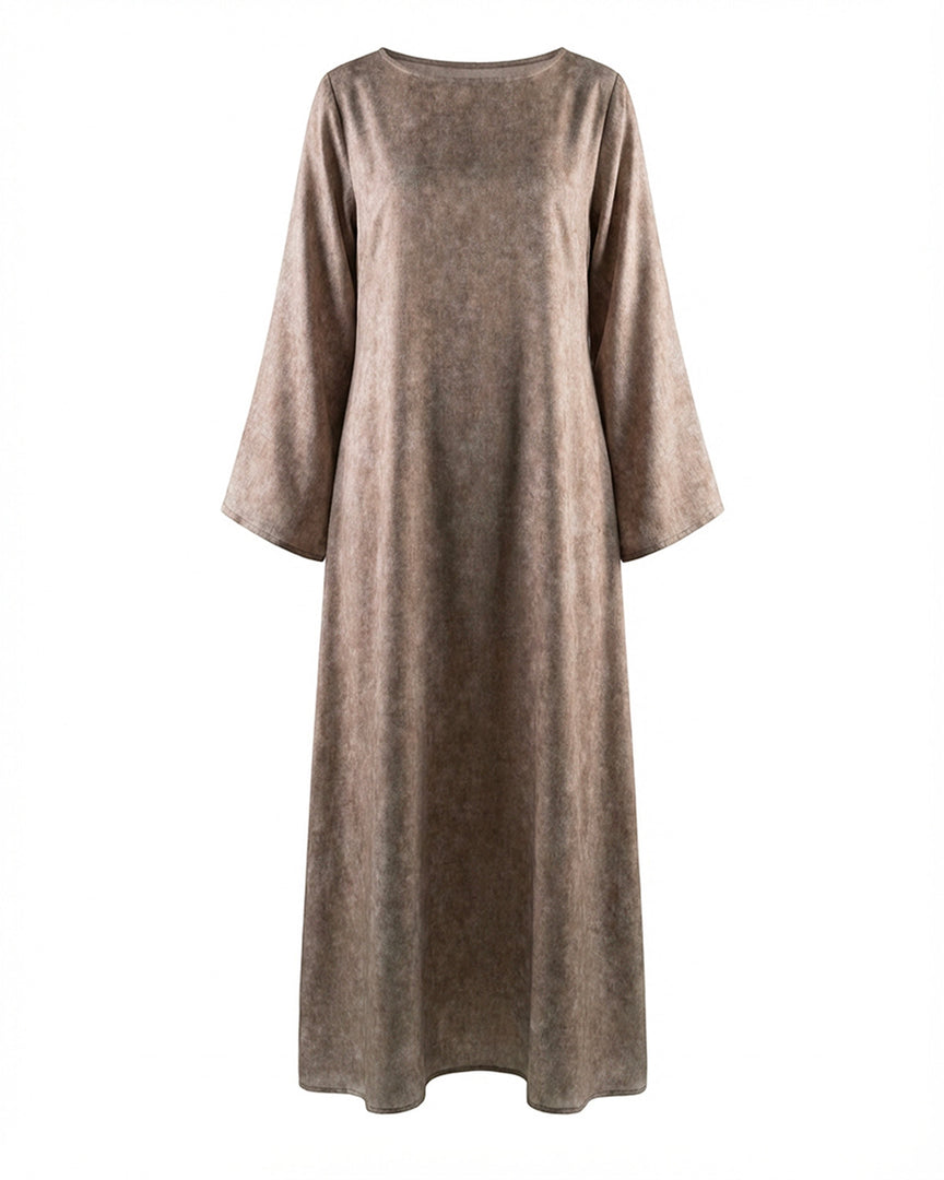 Brown silky chiffon