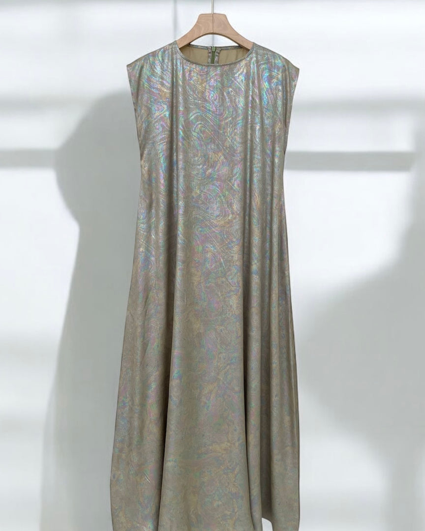 Moss Green swirl dress