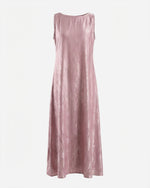 Load image into Gallery viewer, Pink shimmer Crepe Dress